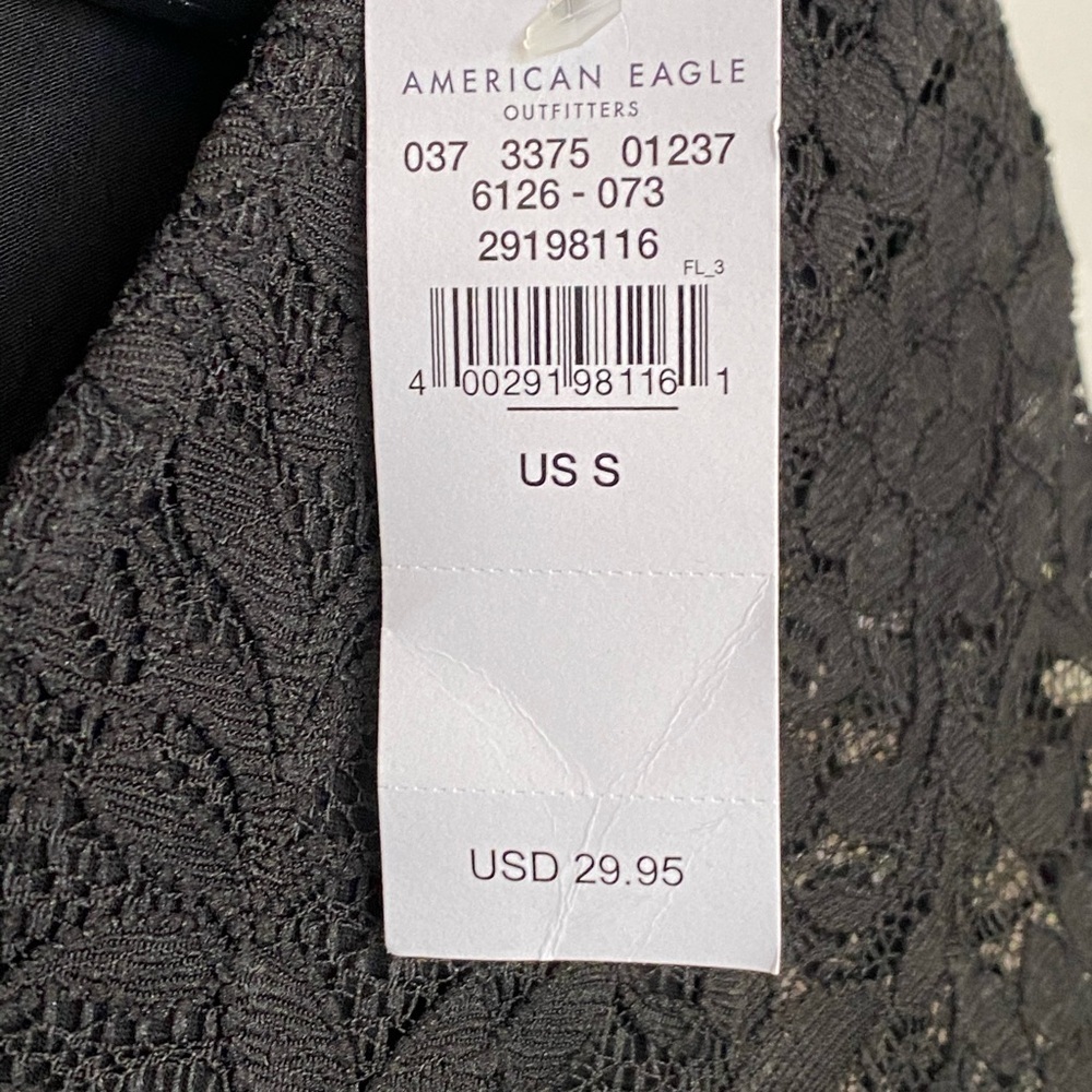 AE Cinch Front Lace T-Shirt - Picture 5 of 5